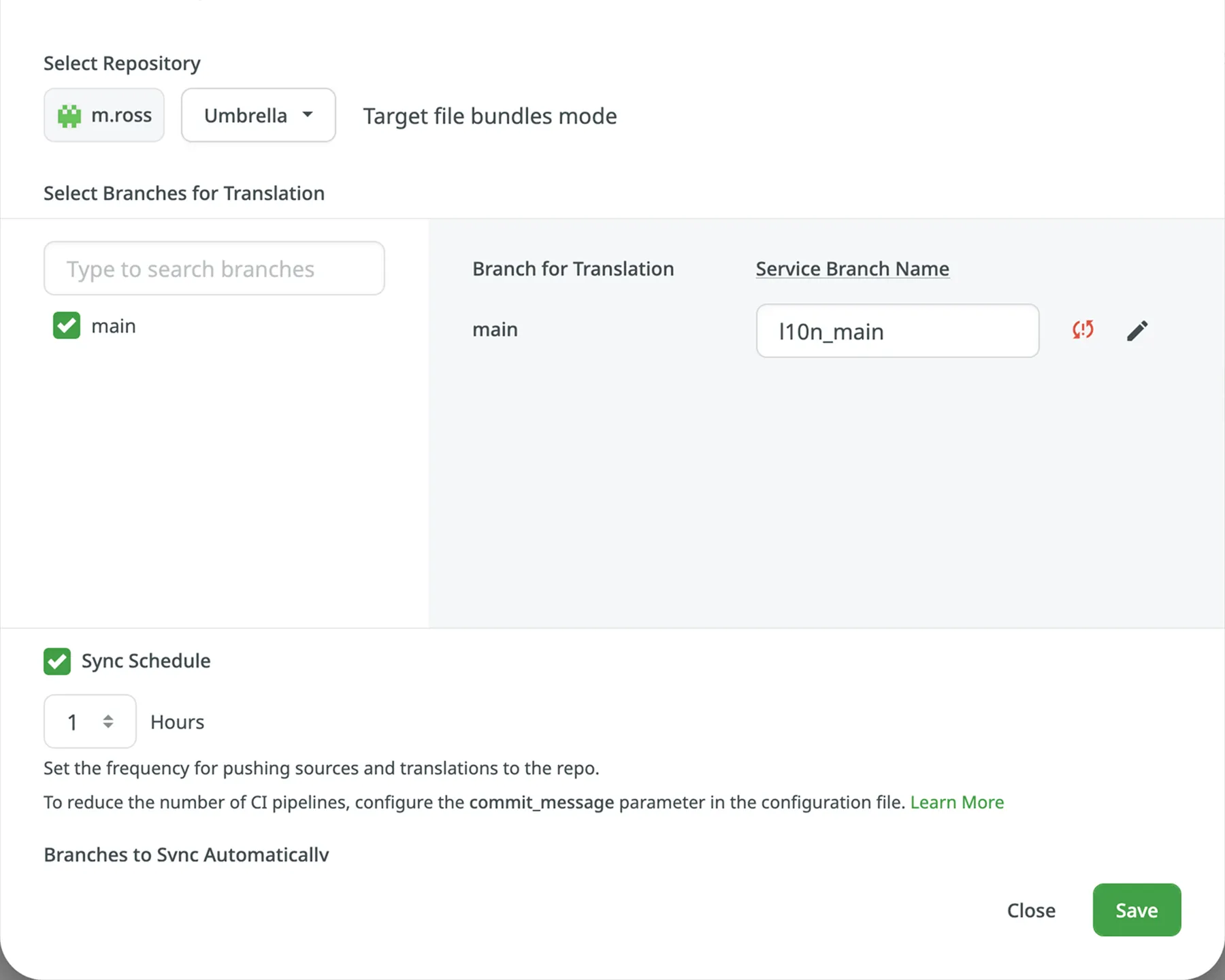 Azure Repos Integration Unconfigured